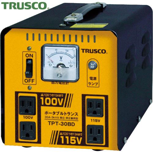 TRUSCO(トラスコ) ポータブルトランス 30A 3kVA 降圧・昇圧兼用型 (1台) TPT-...