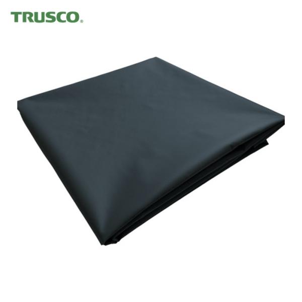 トラスコ TRUSCO ターポリンシート ブラック 1800X2700 0.35mm厚 (1枚) T...