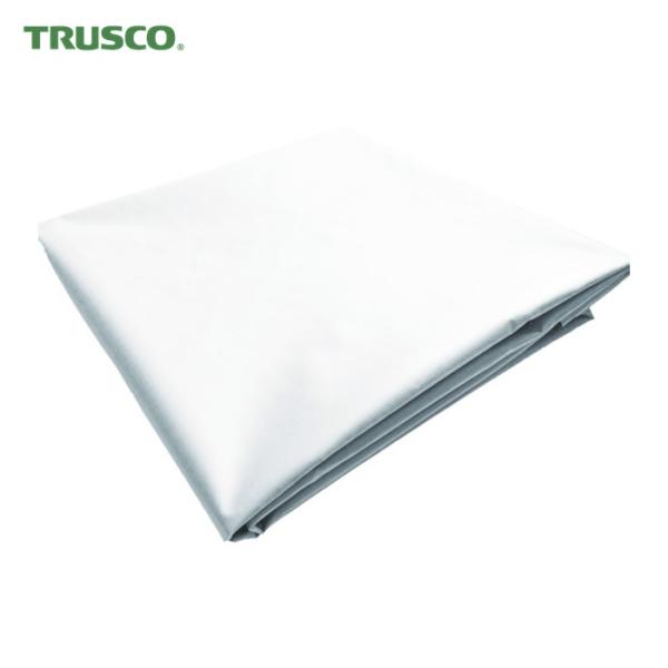 トラスコ TRUSCO ターポリンシート ホワイト 1800X3600 0.35mm厚 (1枚) T...