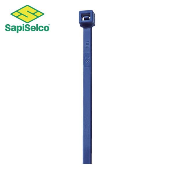 SapiSelco SEL.11.210R セルフィット カラーケーブルタイ青 3.5mm×140m...