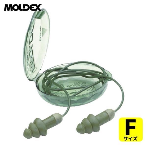 モルデックス MOLDEX 再使用可能耳せん CAMO ROCKETS 6485 コード付き (1組...