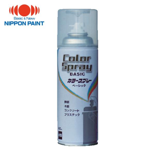 ニッペホームペイント 水性カラースプレー ベーシック 400ml 透明クリヤー HKU001 (1本...