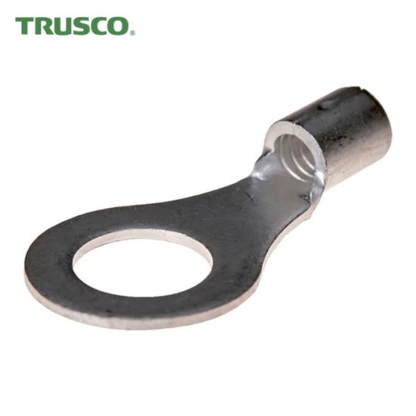 トラスコ TRUSCO 裸圧着端子丸形φ4.3長さ13.3 (70個入) (1Pk) T-R1.25...