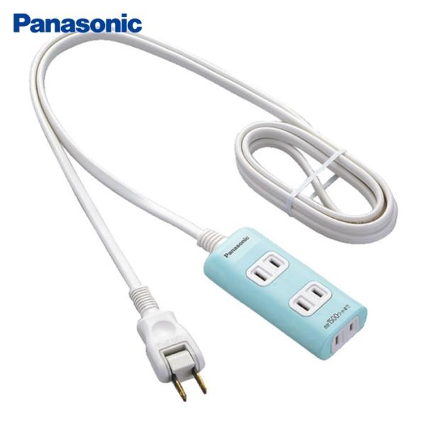 Panasonic パナソニック ザ・タップQ 3コ口 1mコード付 グリーン (1個) 品番：WH...