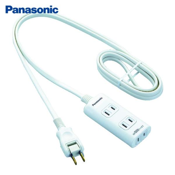 Panasonic パナソニック ザ・タップQ 3コ口 2mコード付 ホワイト (1個) 品番：WH...