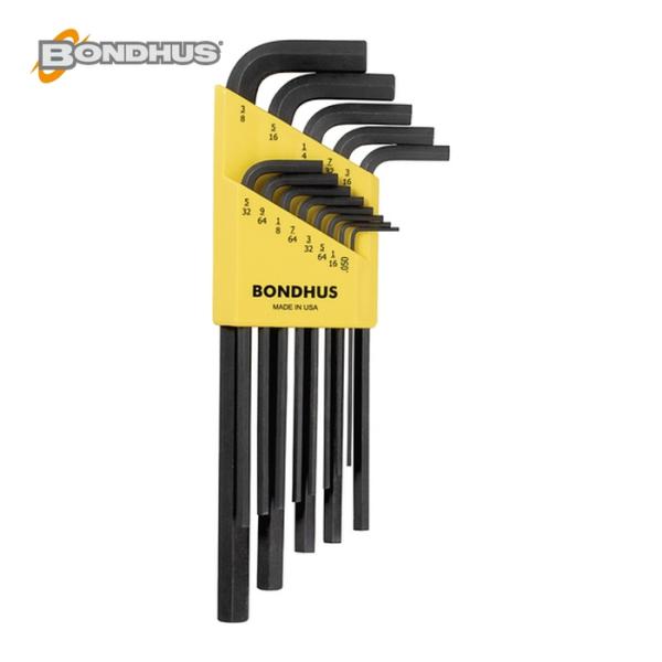 ボンダス BONDHUS HLX13 六角L-レンチ ロング インチ セット13本組(0.050-3...