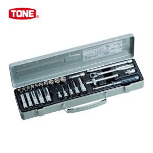 TONE（トネ） ソケットレンチセット 6角タイプ 差込角6.35mm 25点