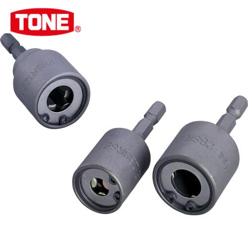 TONE(トネ) 充電式電動ドリル用全ねじソケット 3/8inch (1個) 品番：2BSR-12B