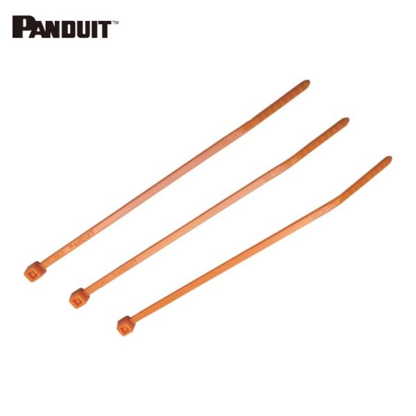 パンドウイット PANDUIT PLT2S-C3 ナイロン結束バンド オレンジ (100本入) (1...