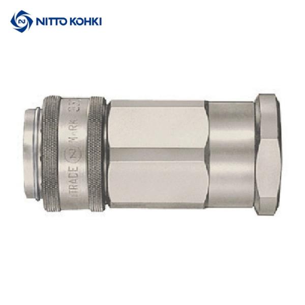 日東工器 350-2S STEEL FKM 350カプラ相手側取付サイズR1/4(02348) (1...