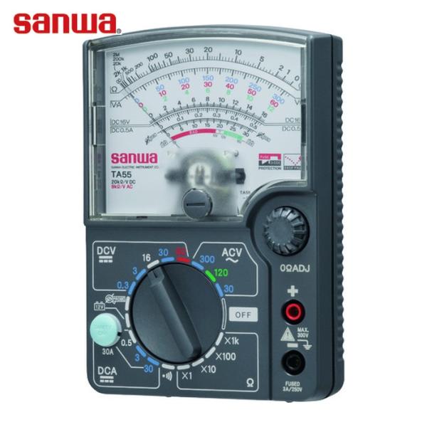 三和電気計器 SANWA マルチメーター アナログマルチテスタ 自動車測定用 (1個) 品番：TA5...