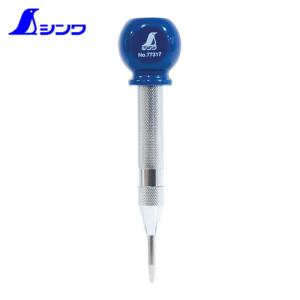 dm20素子黒1BS白2黒1 シンワ シンワ測定 オート ポンチ 転がり防止グリップ付き M 77317