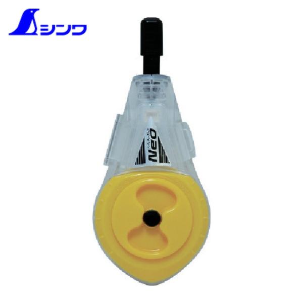 シンワ測定 チョークリール ハンディチョークラインNeo 自動巻 太糸 イエロー (1個) 品番：7...