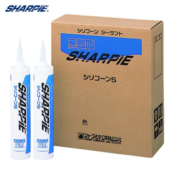 シャープ化学 シーリング剤 シャーピー シリコーンS クリア 330ml (1本) SHARPIE-...