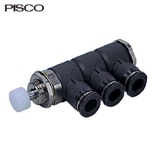 PISCO ピスコ MVP43-J 切換バルブ メカニカルバルブ パネルマウントタイプ ピン式集中排...