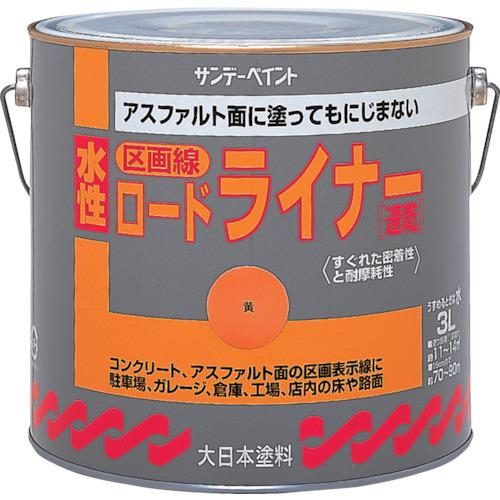 サンデーペイント 水性ロードライナー 3L 白 (1缶) 品番：229BE