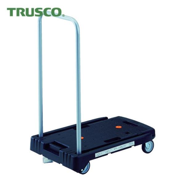 トラスコ TRUSCO 樹脂台車 こまわり君 省音G車輪 600X390 ブラック 樹脂ストッパー付...