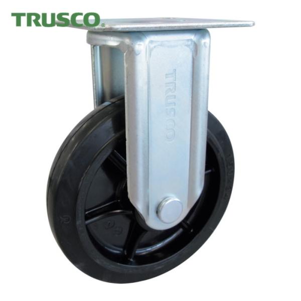トラスコ TRUSCO カゴ車用オプション ハイテナー用 固定キャスターφ150 ゴム車 (1個) ...