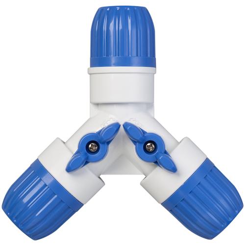 タカギ コック付三ツ又ジョイント（裸） (1個) 品番：QG098FJ