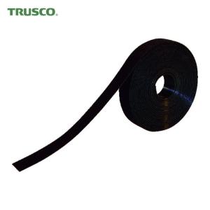 トラスコ TRUSCO 耐候性マジックバンド 結束テープ幅20mm×長さ5m黒 (1巻) 品番：TMKT-20V-BK