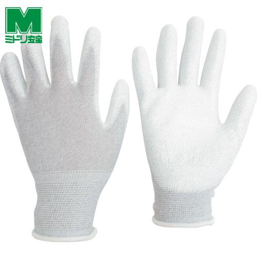 ミドリ安全 静電気拡散性手袋(手のひらコート)S 10双入 (1袋) 品番：MCG600N-S