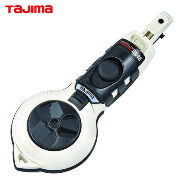 タジマ tajima 墨つぼ 建築用 大工道具 プロ仕様 パーフェクト墨つぼ 極細糸 (1個) 品番...