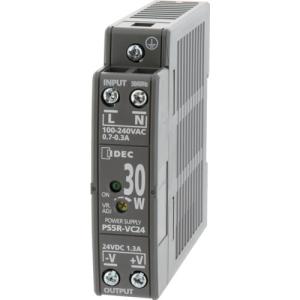 IDEC PS5R-V形スイッチングパワーサプライ(薄形DINレール取付電源) (1台) 品番：PS5R-VE24｜kougulandplus