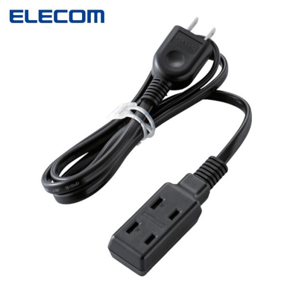 エレコム ELECOM T-M310BK 超小型モバイルタップ 3個口 1m ブラック (1個)
