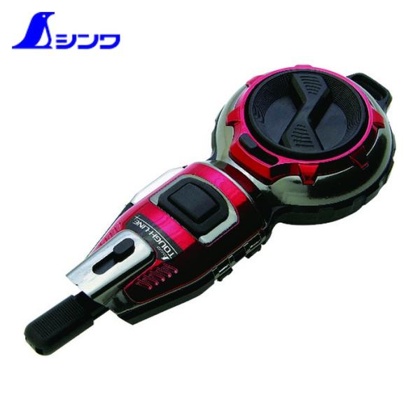 墨つぼ 自動巻き シンワ測定 建築用 大工道具 プロ仕様  ハンディ墨つぼProPlus自動巻タフラ...