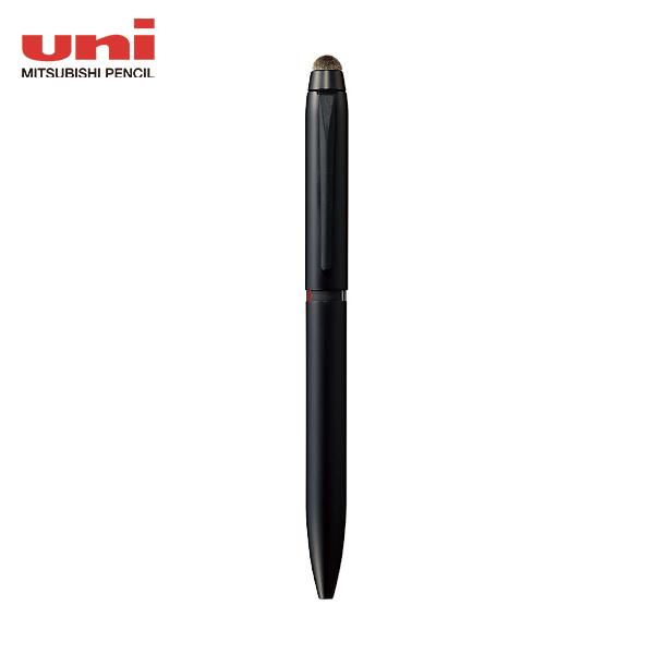 uni 3色ボールペン&amp;タッチペン ブラック (1本) 品番：SXE3T18005P24