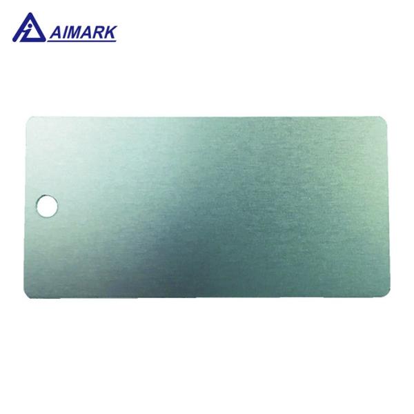 IM AL-255H1 刻印用アルミプレート 25×50×0.8 1-φ3 4-R2 10枚入 (1...