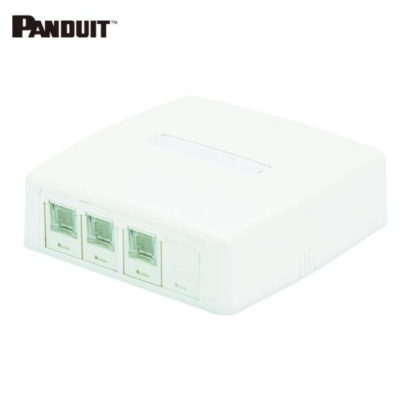 パンドウイット PANDUIT JOQ3BH500 CAT5Eスプリングシャッター付きローゼットキッ...