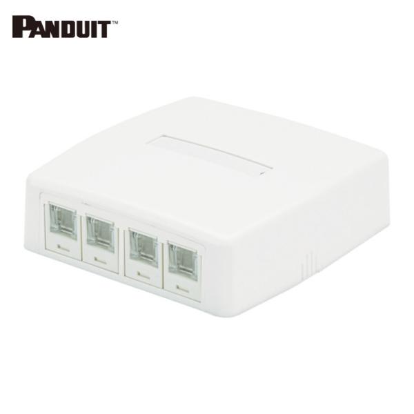 パンドウイット PANDUIT JOQ4H500 CAT5Eスプリングシャッター付きローゼットキット...