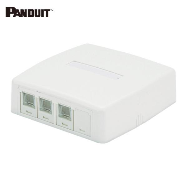 パンドウイット PANDUIT JOQ3BH600 CAT6スプリングシャッター付きローゼットキット...