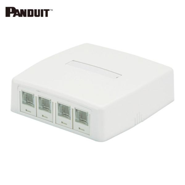 パンドウイット PANDUIT JOQ4H600 CAT6スプリングシャッター付きローゼットキット ...