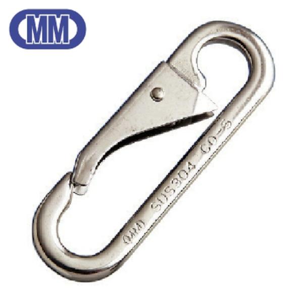 水本機械製作所 CO-5 ステンレス スナップフック CO型 長さ80mm 使用荷重0.29kN (...