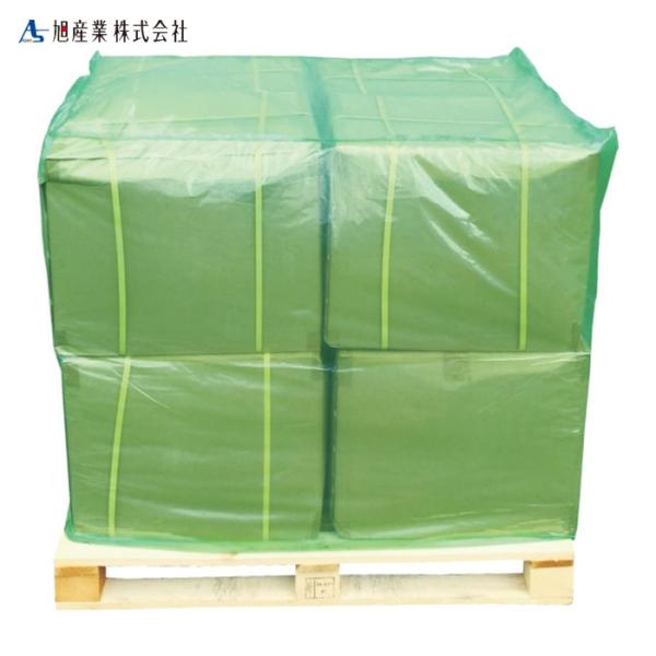 旭産業 カラーパレットカバー 1150X1150XH1300mm 滑り止めタイプ 緑 (1枚) CP...