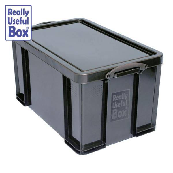 RUP コンテナ Really Useful Box 64L ブラック (1個) 品番：64BLK