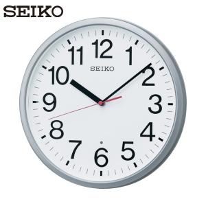 SEIKO 電波掛時計 直径305×45 P枠 銀色メタリック (1個) 品番：KX230S