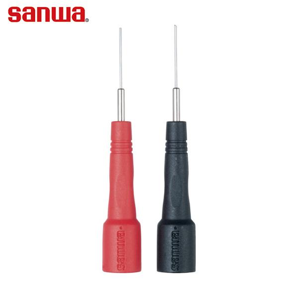 三和電気計器 SANWA マルチメーター テストリード細ピンアダプタ (1組) 品番：TL-A7M2