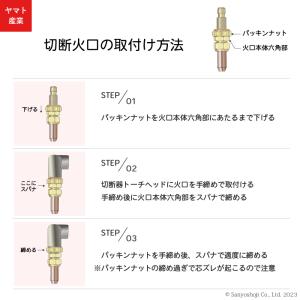 ヤマト産業 アセチレン 用 A型切断器 ( A...の詳細画像3