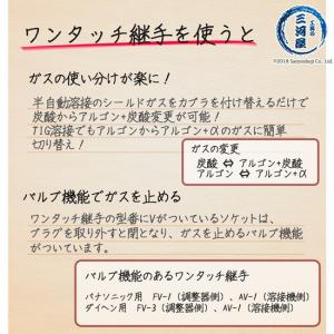 阪口 製作所 溶接ガス 用 カプラ ( ワンタ...の詳細画像1