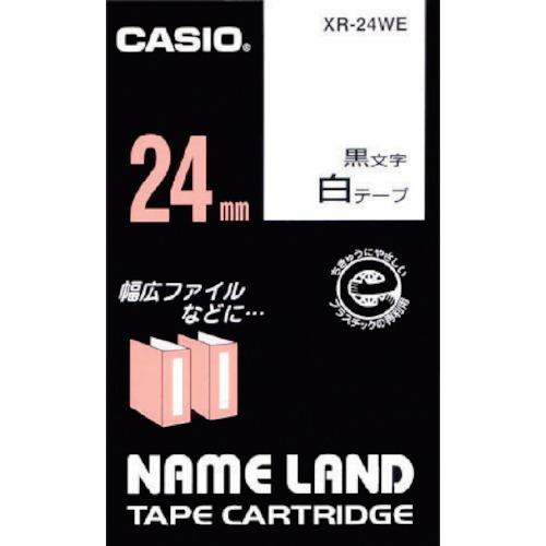 カシオ　ネームランド用テープカートリッジ　粘着タイプ２４ｍｍ XR-24WE