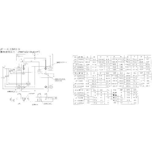 ダイキン　サブプレート　接続口径Ｒｃ１／２ JF-02M04