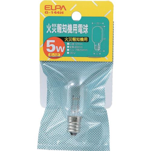ＥＬＰＡ　火災報知器用電球　Ｅ１２　３５Ｖ　消費電力５Ｗ G-144H