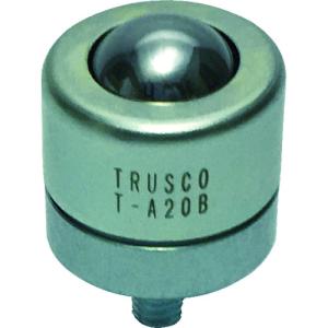 TRUSCO(トラスコ)　ボールキャスター　切削加工品上向用　スチール製ボール T-A20B｜kougurakuichi