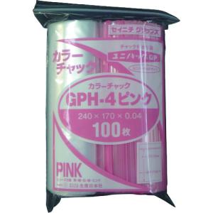 セイニチ　ユニパック　ＧＰ　Ｈ‐４　カラーチャック　ピンク GP H-4 COLOR CHAKKU PINK｜kougurakuichi