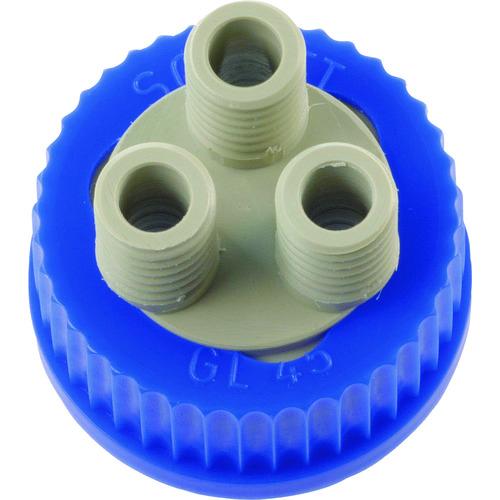 ＳＩＢＡＴＡ　ＨＰＬＣ　３ポートねじ口キャップ　ＧＬ−４５　２入 017270-2A