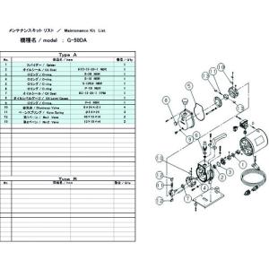 ＵＬＶＡＣ　真空ポンプ用メンテナンスキッド　Ｇ−５０ＤＡ用 G-50DA MAINTENANCEKIT｜kougurakuichi