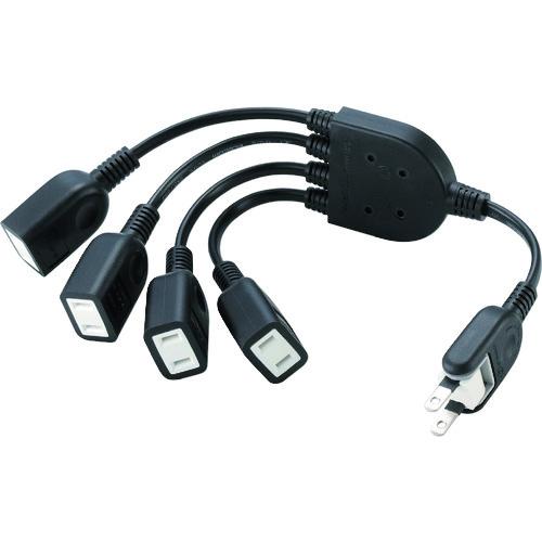 ＥＬＥＣＯＭ　ＡＣアダプタ用電源延長コード（４個口） T-ADR4BK